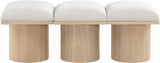 Pavilion Bench: Luxurious Channel-Tufted Seat with Art Deco Design for Stylish Home Seating Solutions