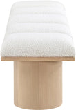 Pavilion Bench - Luxurious Channel-Tufted Seating with Art Deco Design for Elegant Home Spaces