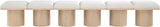 Pavilion Bench: Elegant Art Deco Design with Luxurious Channel-Tufted Cushion for Stylish Seating