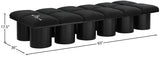 Pavilion Stylish Boucle Fabric Bench - Art Deco Design, Luxurious Cushioning & Versatile Seating Solution