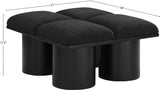 Pavilion Elegant Boucle Fabric Bench – Luxurious Seating with Art Deco Flair for Any Room Decor