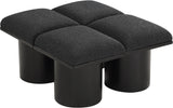 Pavilion Elegant Boucle Fabric Bench – Luxurious Seating with Art Deco Flair for Any Room Decor