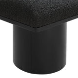 Pavilion Stool - Stylish Art Deco Boucle Fabric Bench with Luxurious Cushion for Any Space