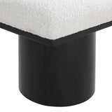 Pavilion Elegant Boucle Fabric Bench – Luxurious Seating with Art Deco Flair for Any Room Decor