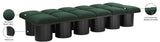 Pavilion Stylish Boucle Fabric Bench - Art Deco Design, Luxurious Cushioning & Versatile Seating Solution