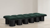 Pavilion Stylish Boucle Fabric Bench - Art Deco Design, Luxurious Cushioning & Versatile Seating Solution