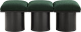 Pavilion Elegant Boucle Fabric Bench with Art Deco Design and Luxurious Seat Cushion for Your Space