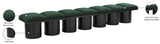 Pavilion Stylish Boucle Fabric Bench - Luxurious Art Deco Design with Plush Cushion Seating