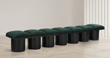 Pavilion Stylish Boucle Fabric Bench - Luxurious Art Deco Design with Plush Cushion Seating