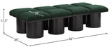 Pavilion Elegant Boucle Fabric Bench - Stylish Art Deco Seating for Entryway, Bedroom & Beyond