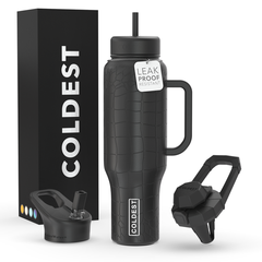 Limitless Water Bottle Black Croc