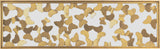Butterfly Glass Console Table with Stunning Gold Foil Butterflies - Contemporary Accent Table Design