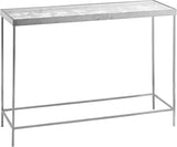 Butterfly Glass Console Table with Stunning Gold Foil Butterflies - Contemporary Accent Table Design