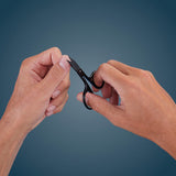 ZWILLING Beauty TWINOX Men’s 2-in-1 Nail & Cuticle Scissors - Black Matte
