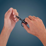 ZWILLING Beauty TWINOX Men’s 2-in-1 Nail & Cuticle Scissors - Black Matte