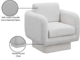 Alessandra Swivel Accent Chair - Overstuffed Comfort with Contemporary Design for Stylish Spaces