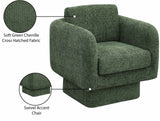 Alessandra Swivel Accent Chair - Overstuffed Comfort with Contemporary Design for Stylish Spaces