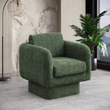 Alessandra Swivel Accent Chair - Overstuffed Comfort with Contemporary Design for Stylish Spaces