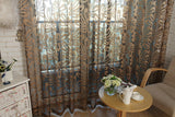 Barcelona - Sheer Curtain Panel - Dark Khaki