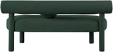 Parlor Contemporary Bench with Solid Wood Frame and Plush Boucle Fabric for Stylish Homes