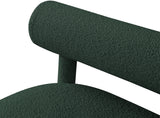 Parlor Contemporary Bench with Solid Wood Frame and Plush Boucle Fabric for Stylish Homes