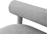 Parlor Contemporary Bench with Solid Wood Frame and Plush Boucle Fabric for Stylish Homes