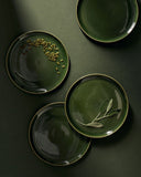 Stoneware Flat Salad/Dinner Plate | Edan 9.4"
