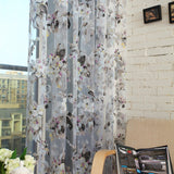 Amsterdam - Sheer Curtain Panel -Grey