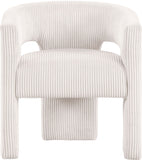 Riz Corduroy Upholstered Accent Chair / Dining Chair
