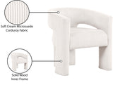 Riz Corduroy Upholstered Accent Chair / Dining Chair
