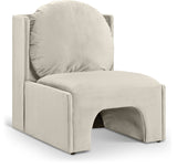 Sigma Velvet Upholstered Accent Chair