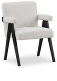 Woodloch Accent Chair - Modern Mid-Century Design with Elegant Boucle Upholstery for Any Space
