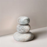 Pumpkin Marble Decorative 3pc. Object