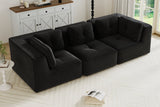 CORDELIA 116" 3-Seater High Armrest Sofa