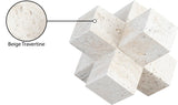 Jack Travertine Decorative Jack Object