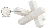 Stix Travertine Decorative Object