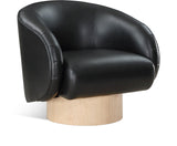 Gibson Vegan Leather Swivel Accent Chair - Luxurious Comfort with Modern Style for Your Home Decor