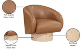 Gibson Vegan Leather Swivel Accent Chair - Luxurious Comfort with Modern Style for Your Home Decor