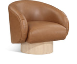 Gibson Vegan Leather Swivel Accent Chair - Luxurious Comfort with Modern Style for Your Home Decor