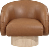 Gibson Vegan Leather Swivel Accent Chair - Luxurious Comfort with Modern Style for Your Home Decor