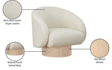 Gibson Vegan Leather Swivel Accent Chair - Luxurious Comfort with Modern Style for Your Home Decor