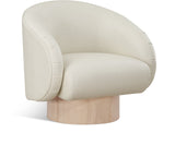 Gibson Vegan Leather Swivel Accent Chair - Luxurious Comfort with Modern Style for Your Home Decor