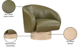 Gibson Vegan Leather Swivel Accent Chair - Luxurious Comfort with Modern Style for Your Home Decor