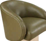 Gibson Vegan Leather Swivel Accent Chair - Luxurious Comfort with Modern Style for Your Home Decor