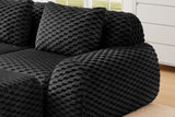 LAURENT 146" 4-Seater Sofa with 2 Ottomans