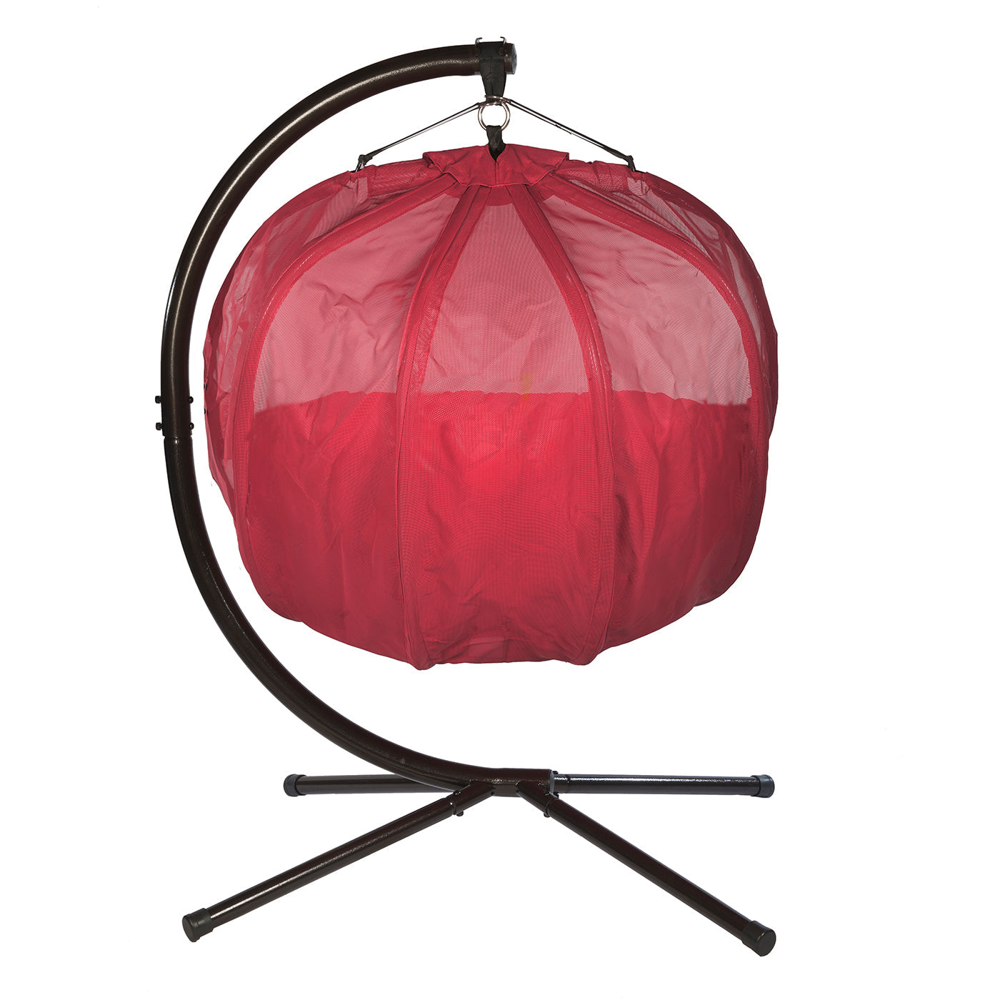 Hanging Pumpkin Patio Chair - Red