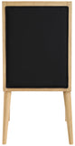 Bristol Dining Chairs - Modern Vegan Leather Design with Channel Tufting for Stylish Dining Rooms