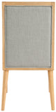 Bristol Dining Chairs - Set of 2 Modern Channel Tufted Chairs with Stylish Wood Frame for Dining Room