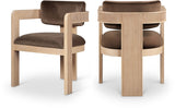 Sacha Velvet Upholstered Dining Chair(Set of 2)