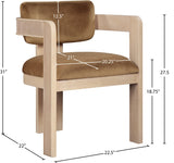 Sacha Velvet Upholstered Dining Chair(Set of 2)